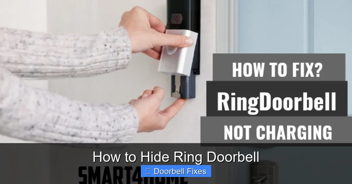 How to Hide Ring Doorbell