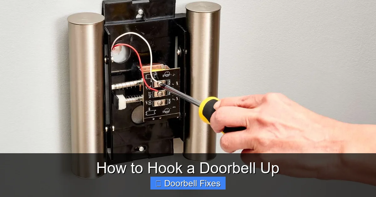 How to Hook a Doorbell Up