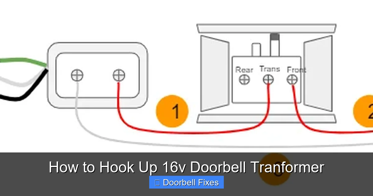 How to Hook Up 16v Doorbell Tranformer