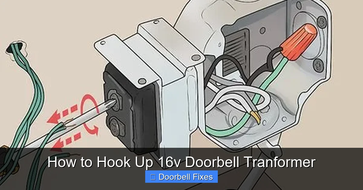 How to Hook Up 16v Doorbell Tranformer