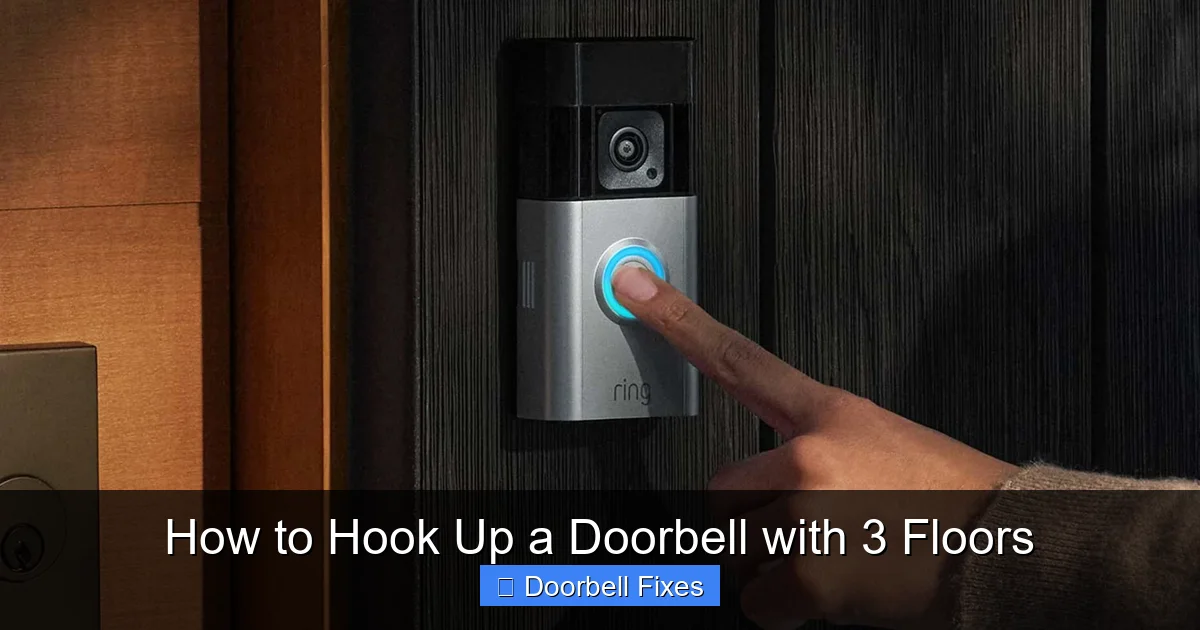 How to Hook Up a Doorbell with 3 Floors