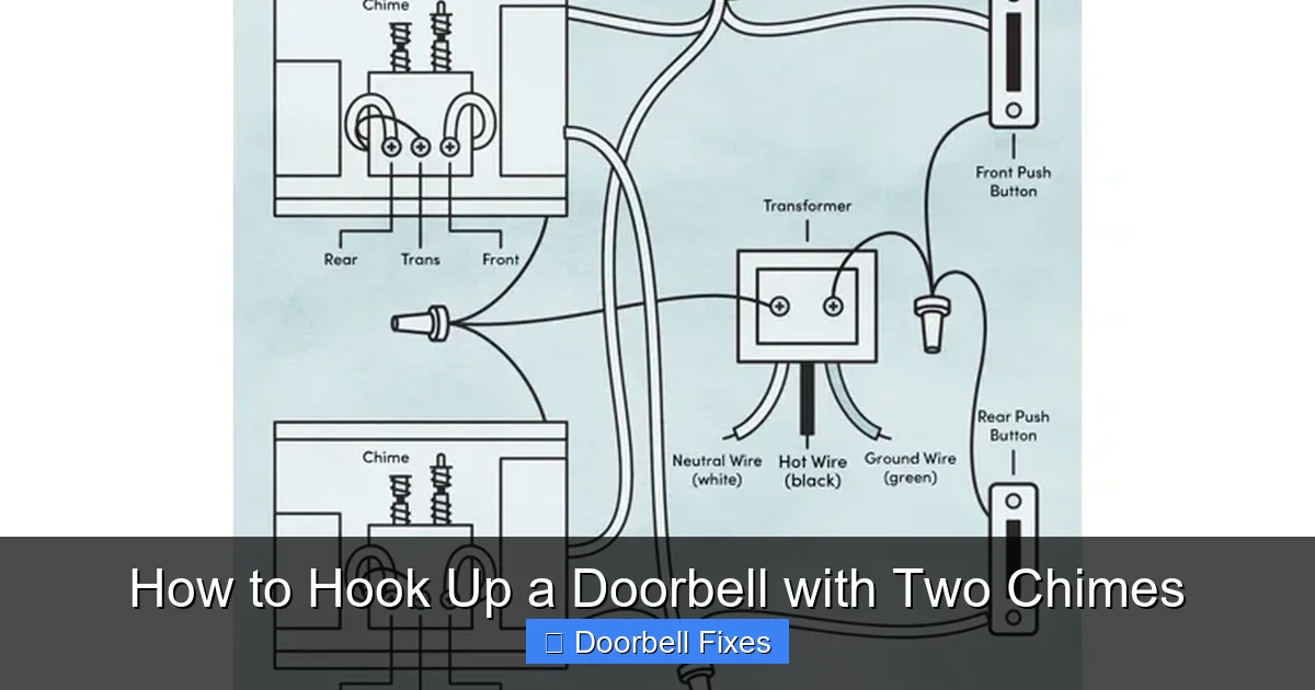 How to Hook Up a Doorbell with Two Chimes