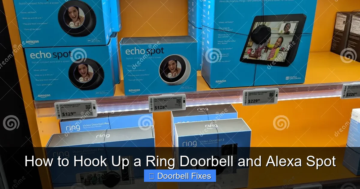 How to Hook Up a Ring Doorbell and Alexa Spot