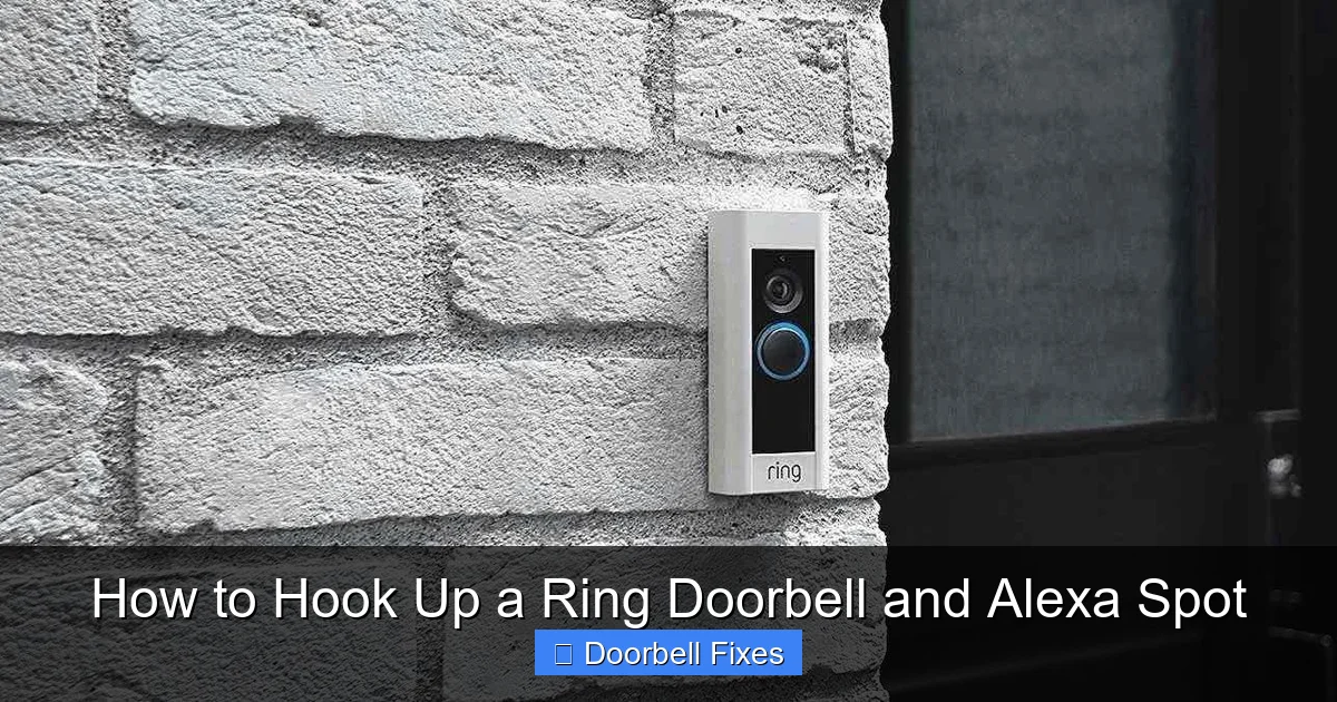 How to Hook Up a Ring Doorbell and Alexa Spot