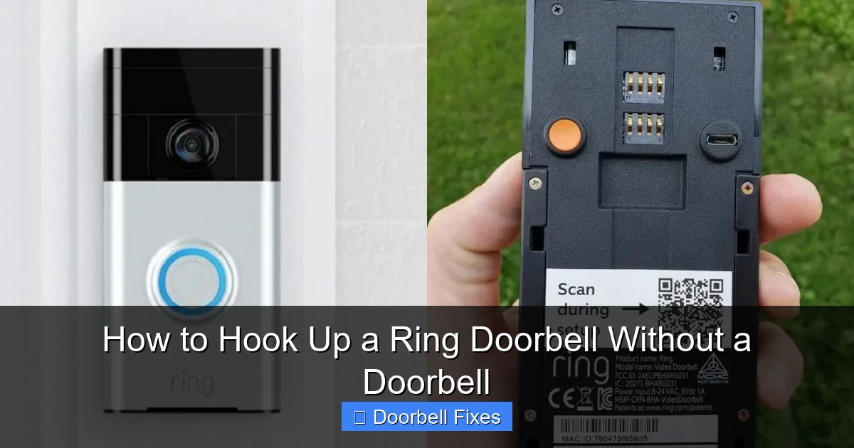 How to Hook Up a Ring Doorbell Without a Doorbell