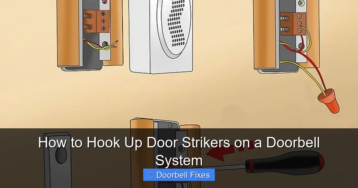 How to Hook Up Door Strikers on a Doorbell System