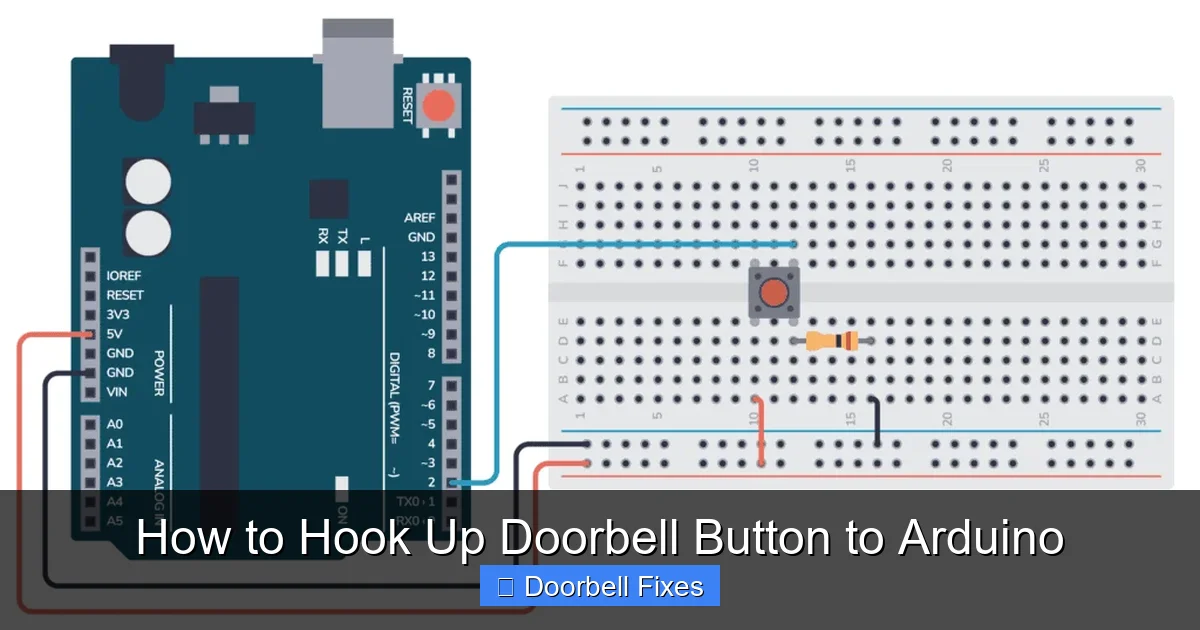 How to Hook Up Doorbell Button to Arduino