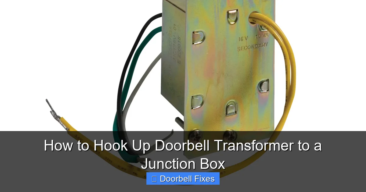 How to Hook Up Doorbell Transformer to a Junction Box
