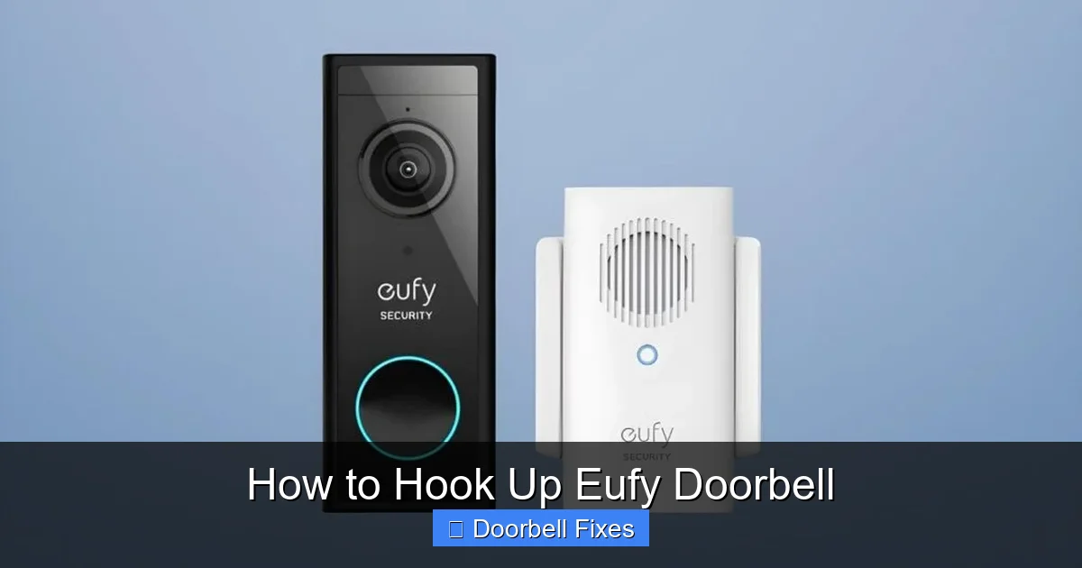 How to Hook Up Eufy Doorbell