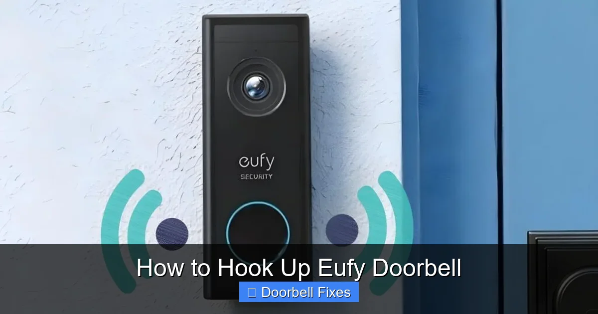 How to Hook Up Eufy Doorbell