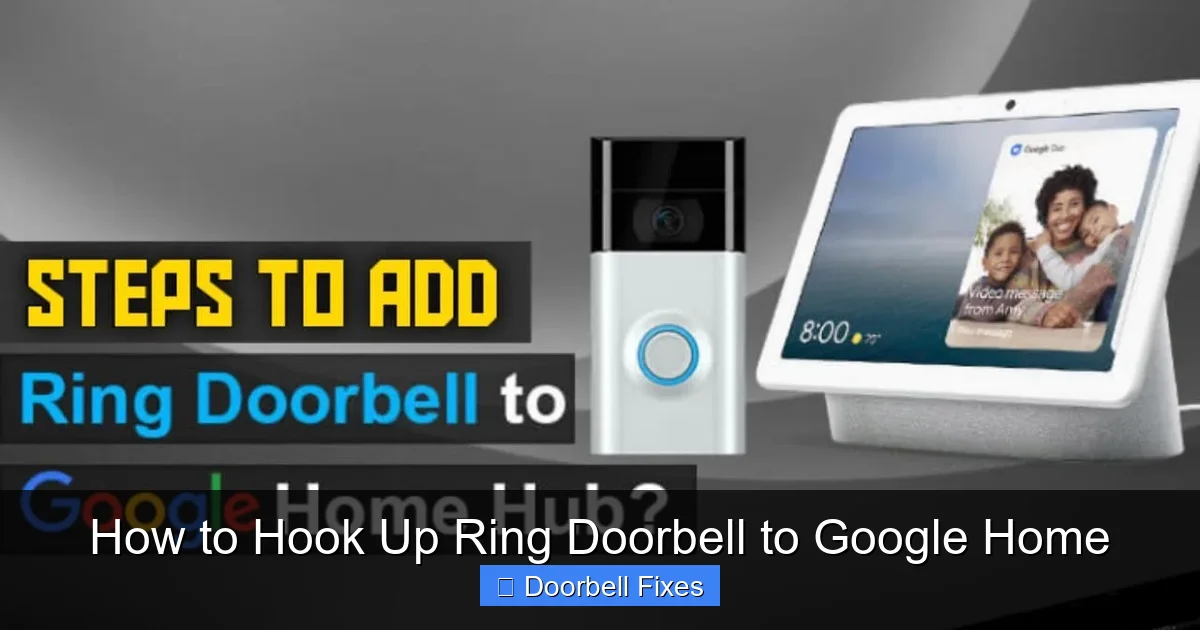 How to Hook Up Ring Doorbell to Google Home