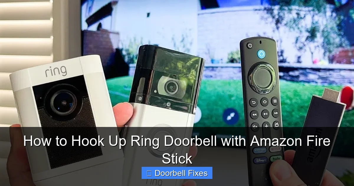 How to Hook Up Ring Doorbell with Amazon Fire Stick