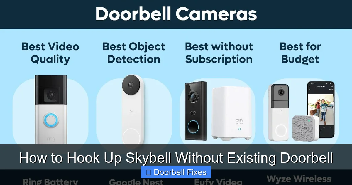 How to Hook Up Skybell Without Existing Doorbell