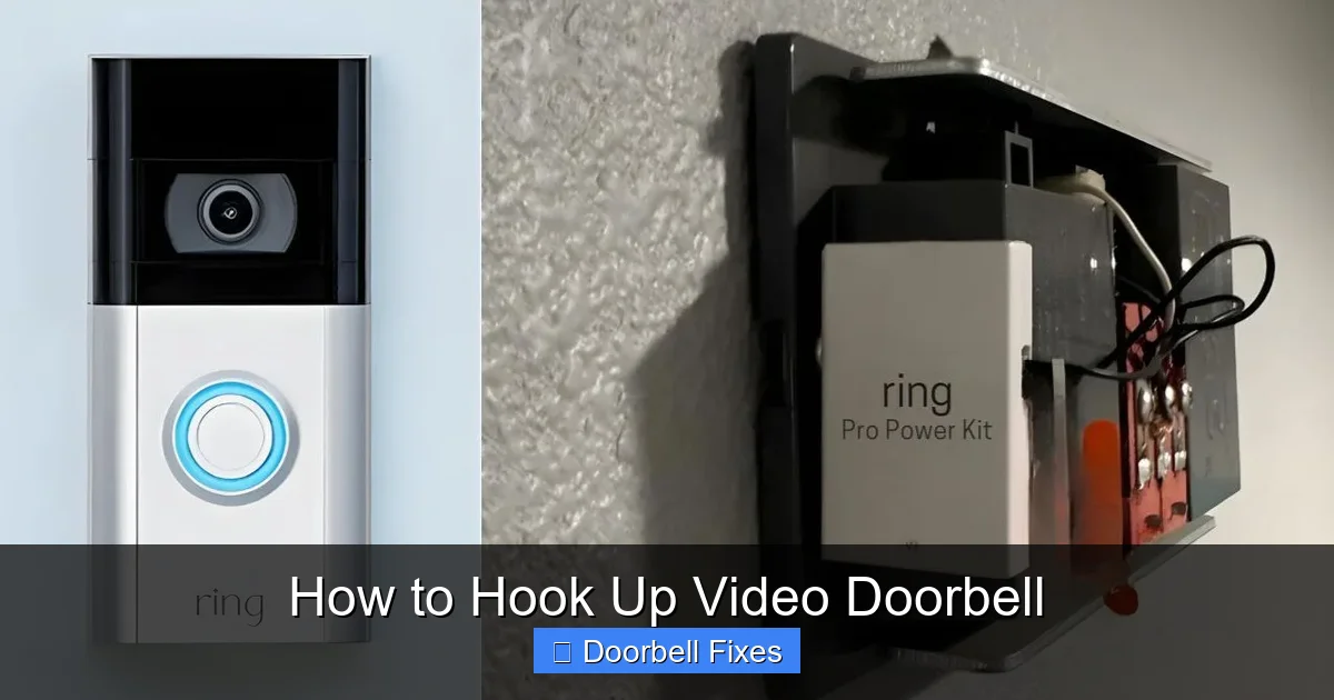 How to Hook Up Video Doorbell