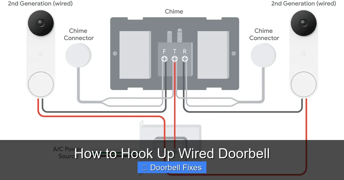 How to Hook Up Wired Doorbell