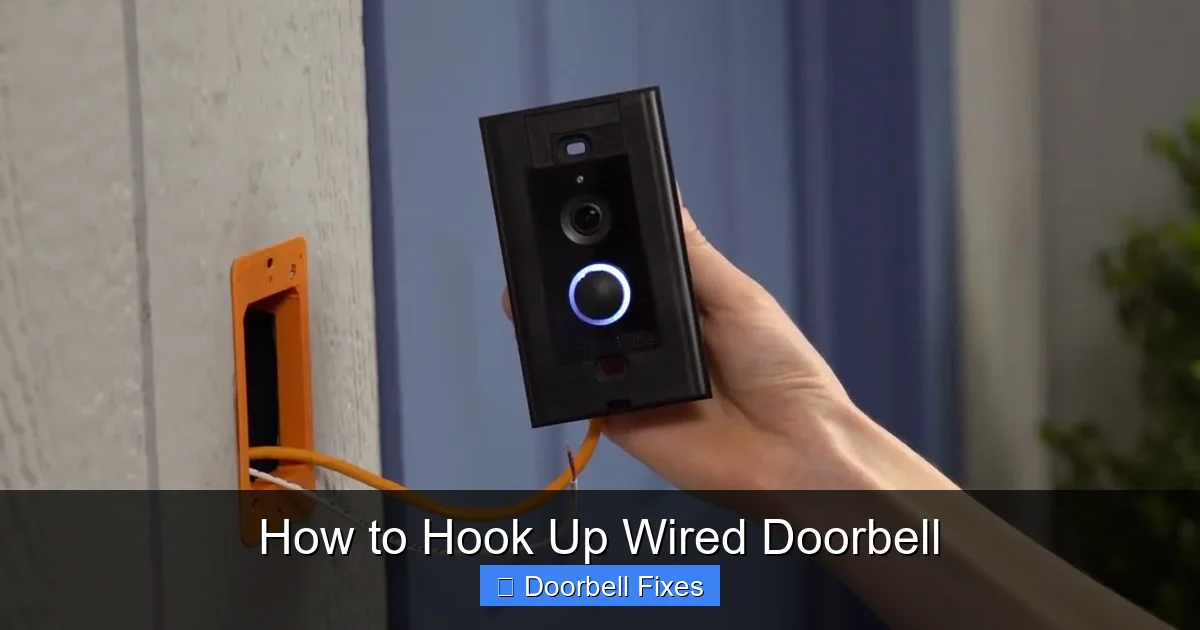How to Hook Up Wired Doorbell