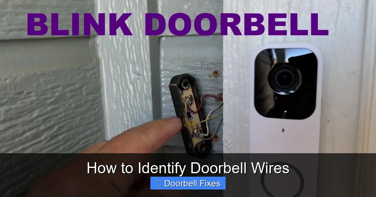 How to Identify Doorbell Wires