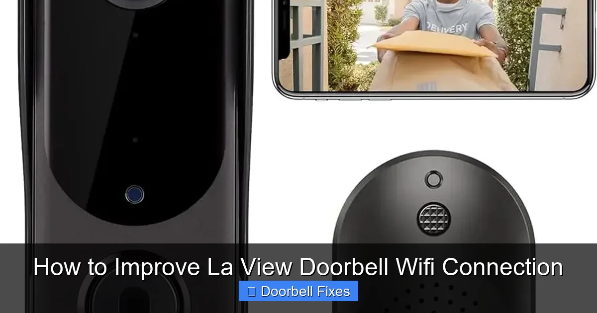 How to Improve La View Doorbell Wifi Connection