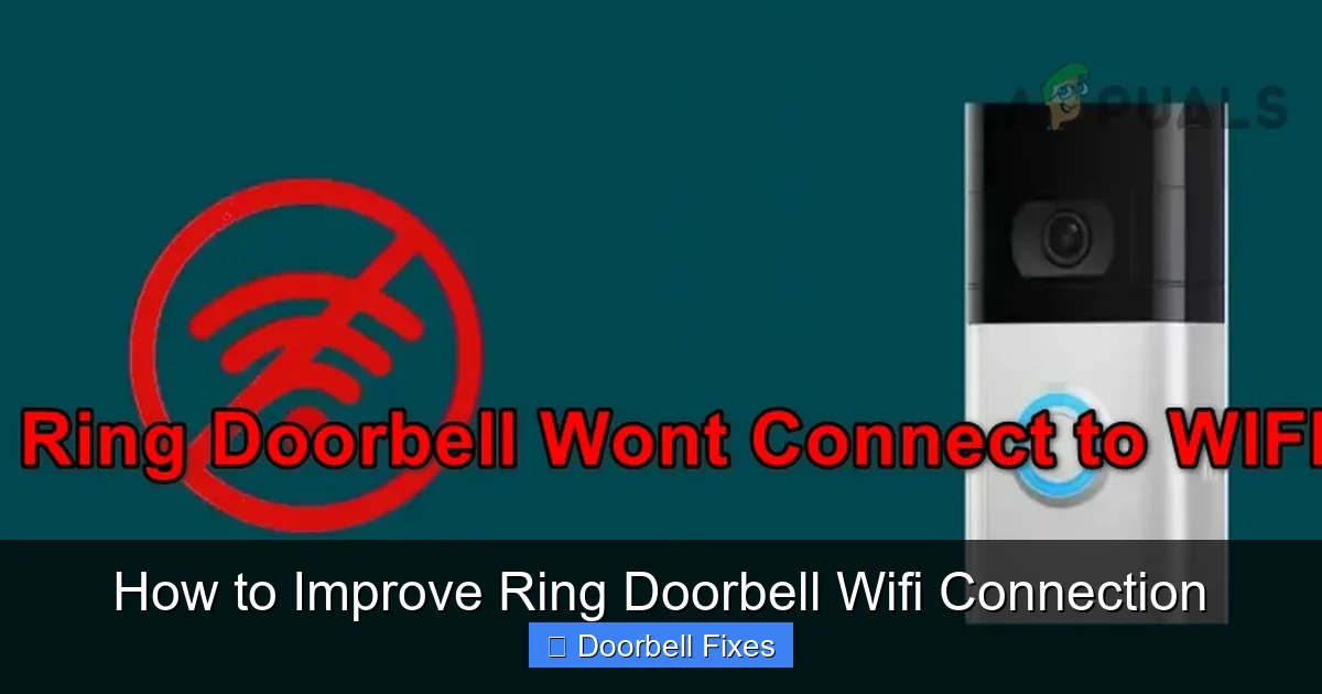 How to Improve Ring Doorbell Wifi Connection