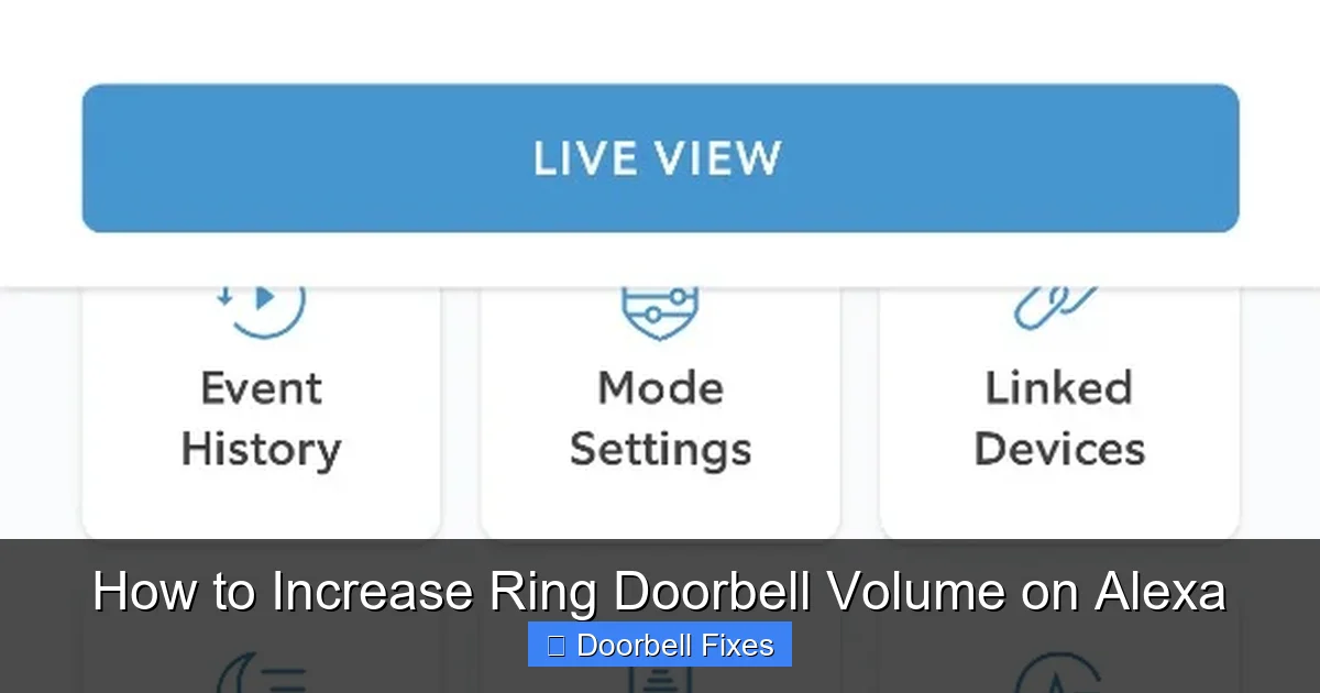 How to Increase Ring Doorbell Volume on Alexa