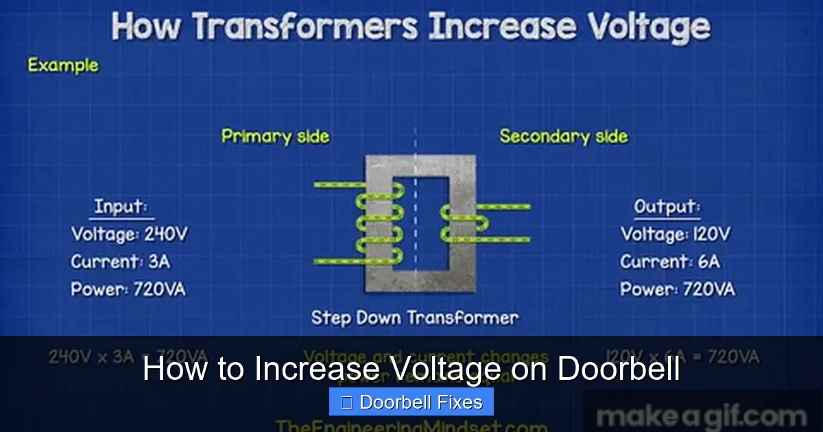 How to Increase Voltage on Doorbell
