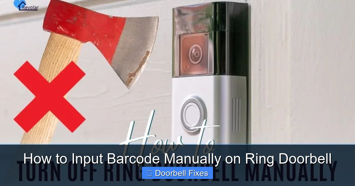 How to Input Barcode Manually on Ring Doorbell