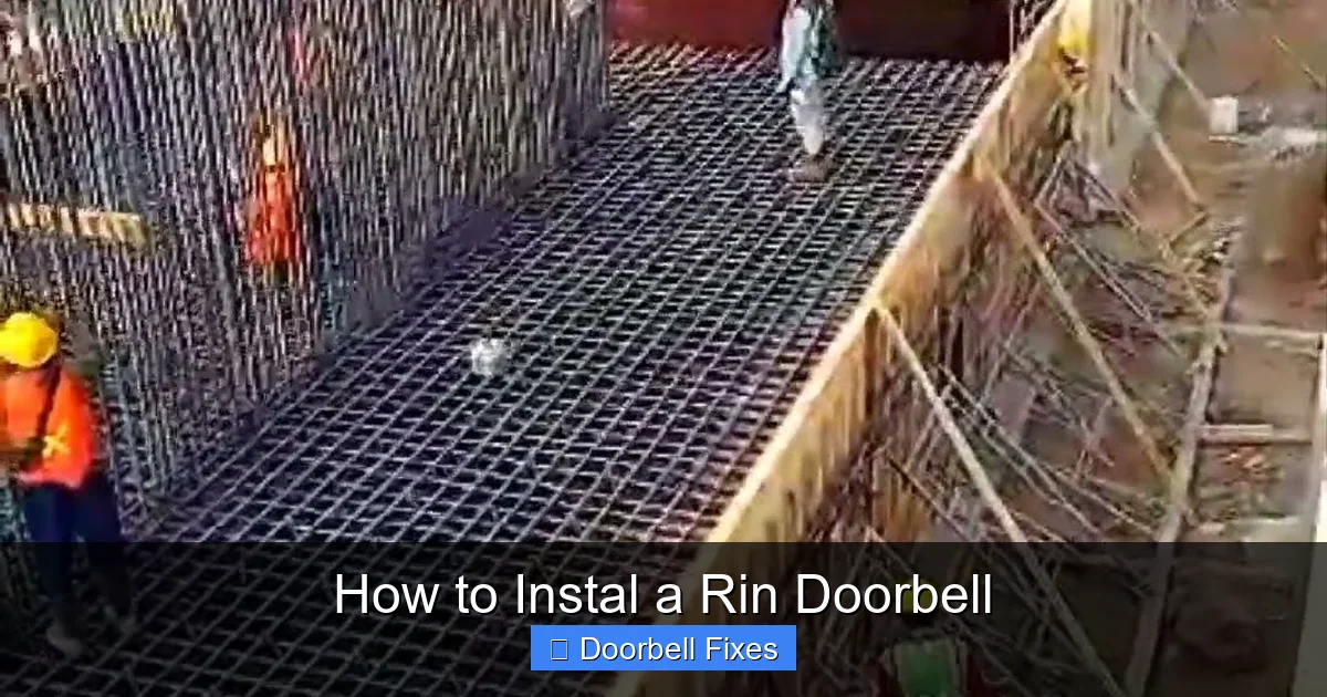 How to Instal a Rin Doorbell
