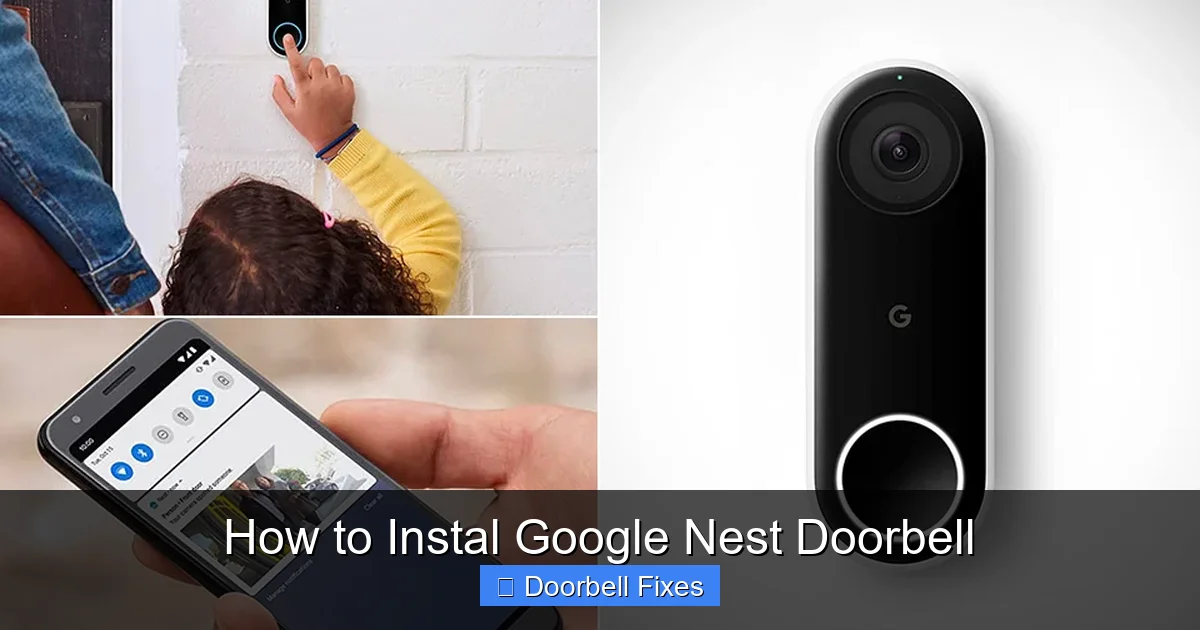 How to Instal Google Nest Doorbell