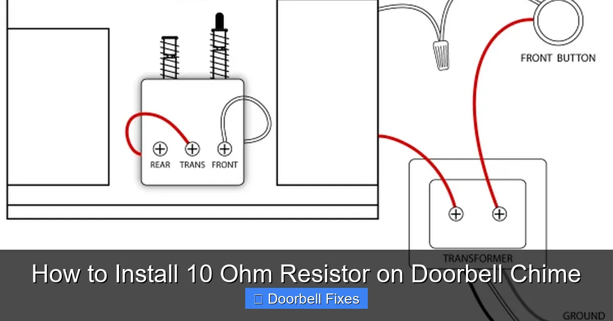 How to Install 10 Ohm Resistor on Doorbell Chime