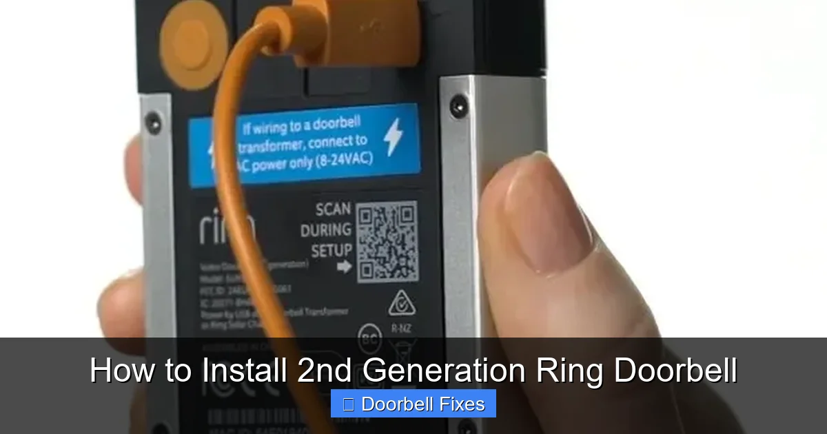 How to Install 2nd Generation Ring Doorbell