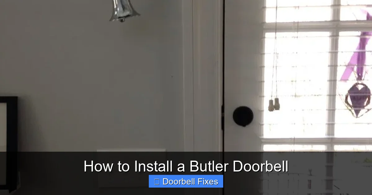 How to Install a Butler Doorbell