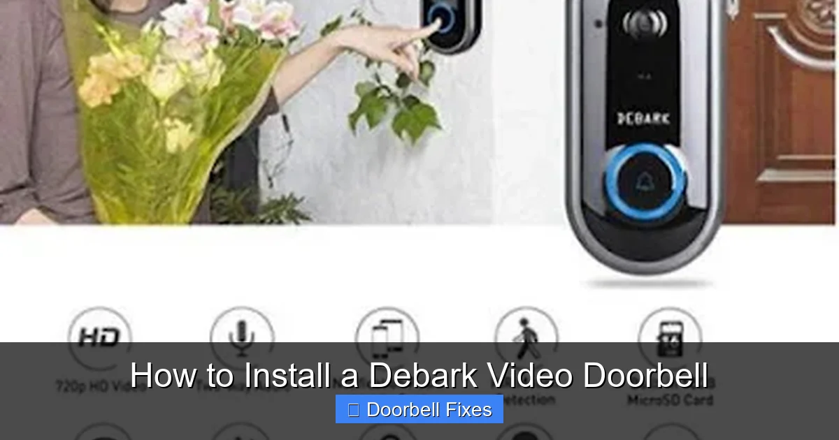 How to Install a Debark Video Doorbell