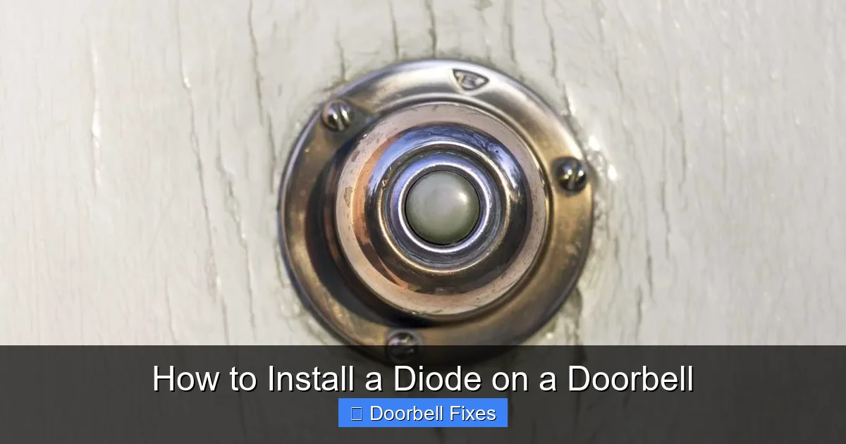 How to Install a Diode on a Doorbell