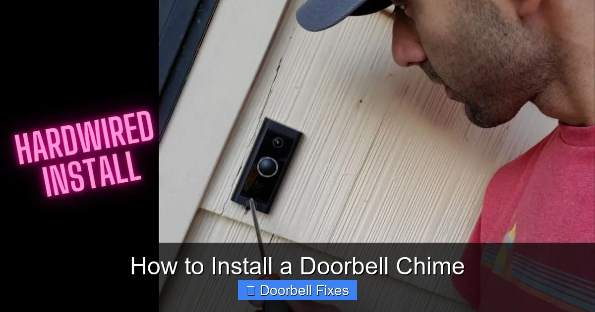 How to Install a Doorbell Chime