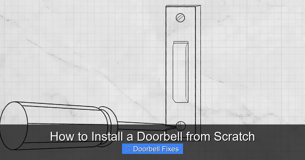 How to Install a Doorbell from Scratch