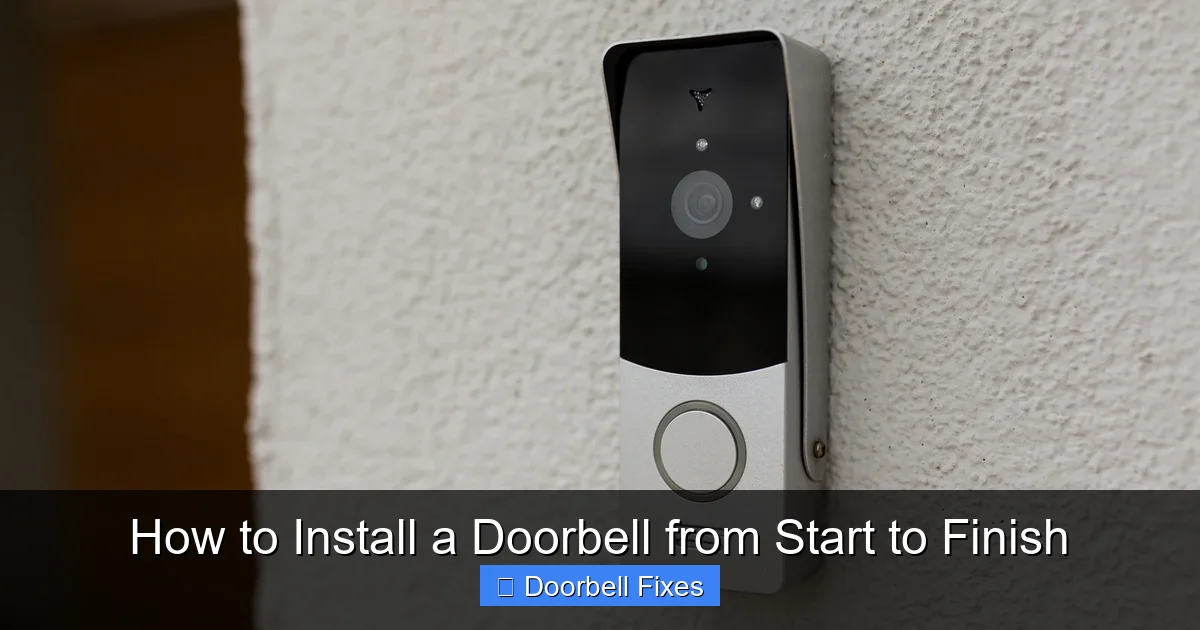 How to Install a Doorbell from Start to Finish