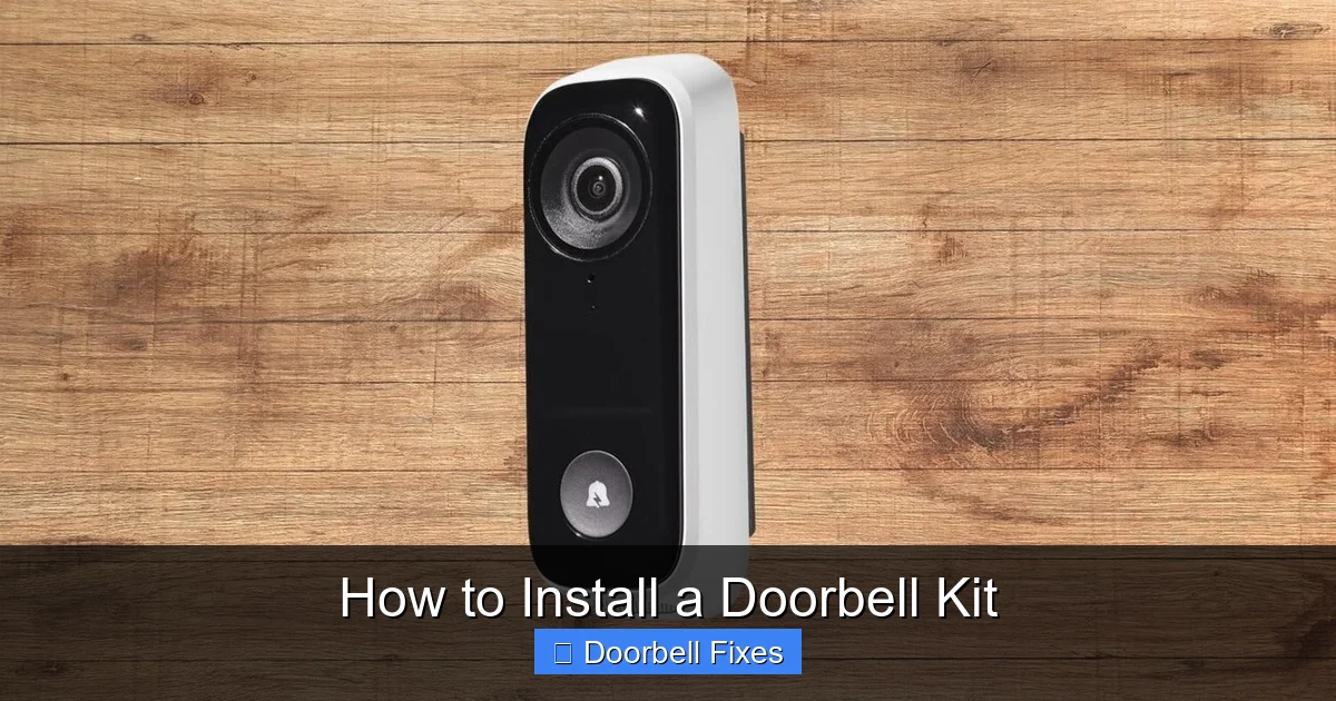 How to Install a Doorbell Kit