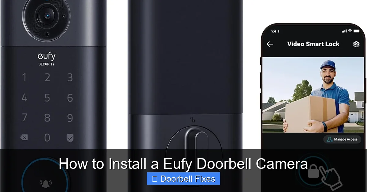How to Install a Eufy Doorbell Camera