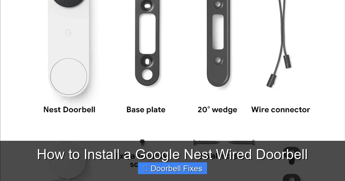 How to Install a Google Nest Wired Doorbell