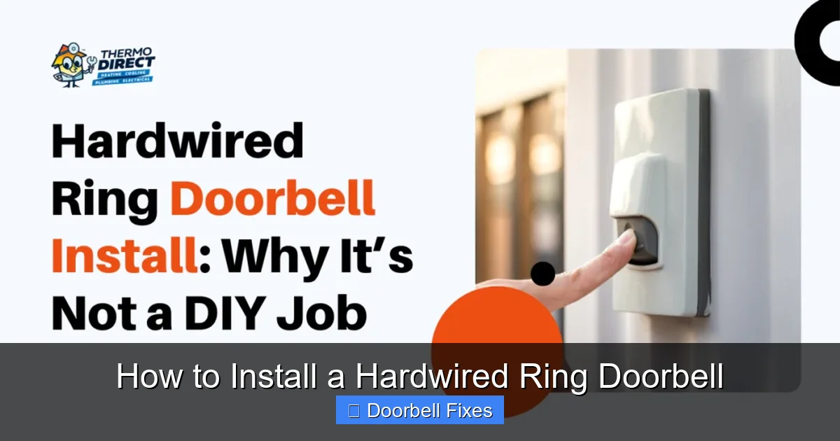 How to Install a Hardwired Ring Doorbell