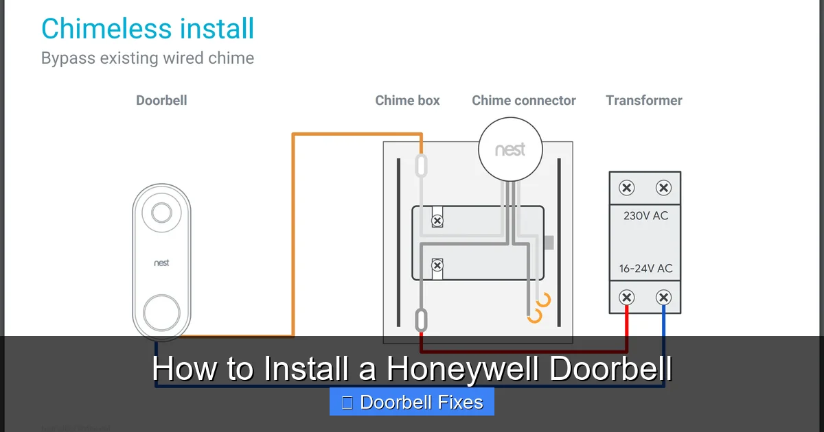 How to Install a Honeywell Doorbell