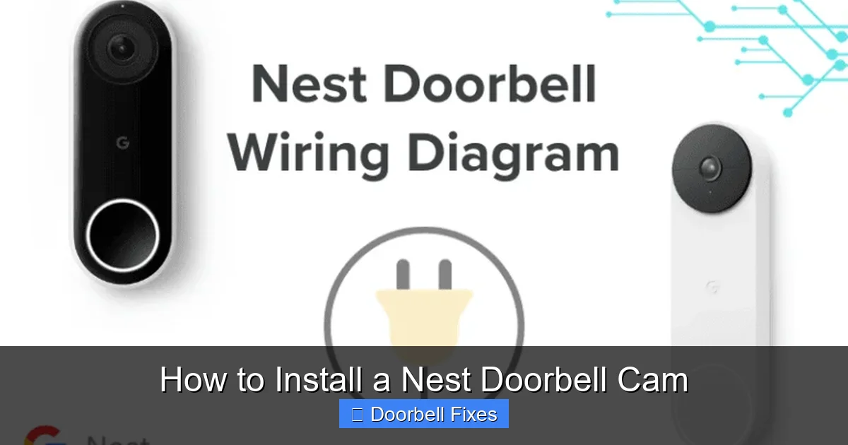 How to Install a Nest Doorbell Cam