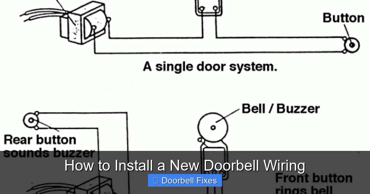 How to Install a New Doorbell Wiring