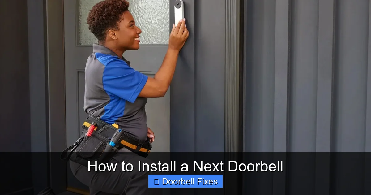 How to Install a Next Doorbell