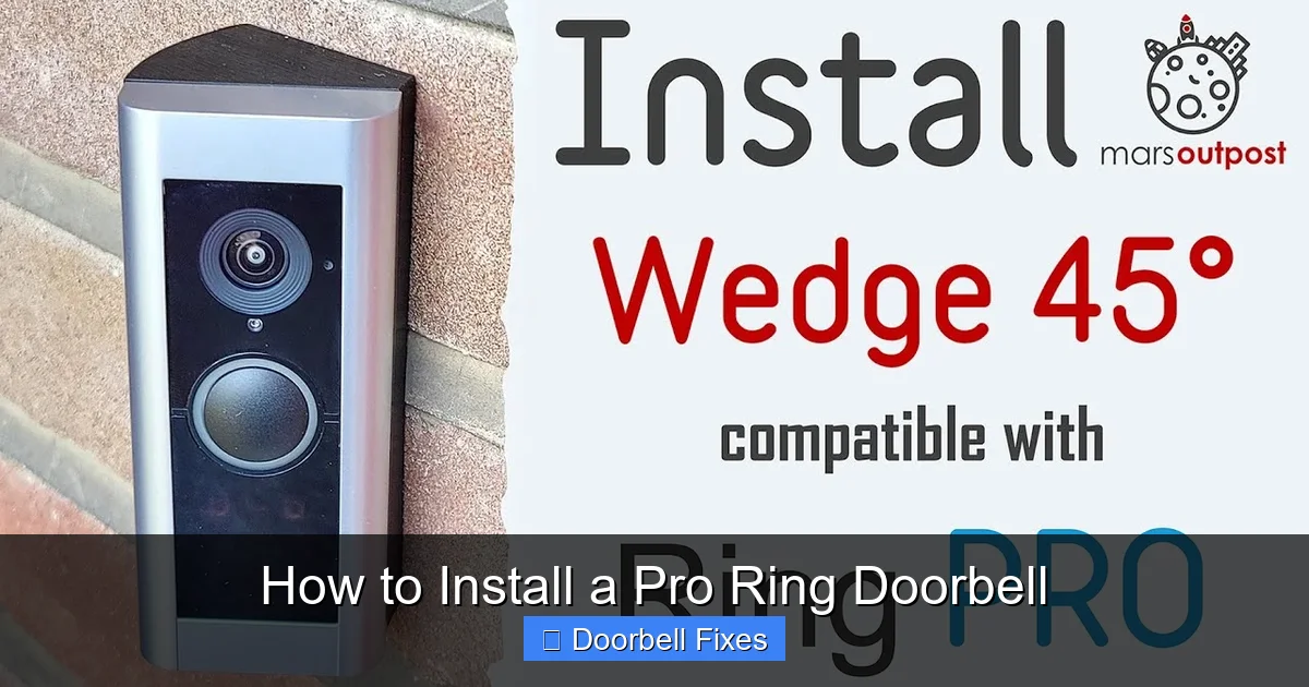 How to Install a Pro Ring Doorbell