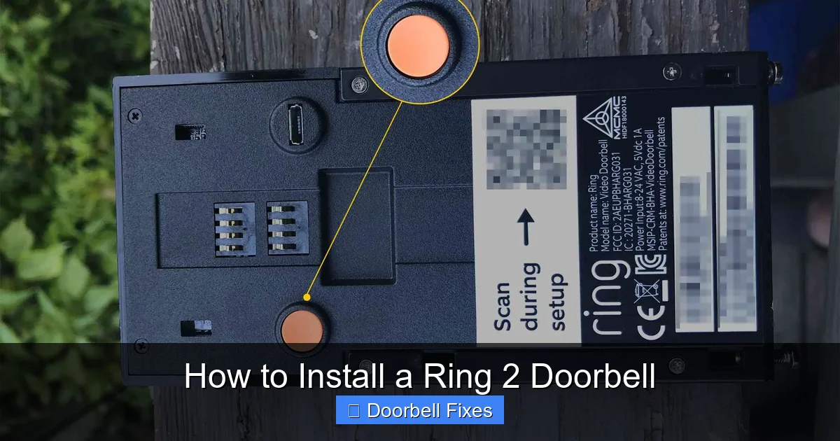 How to Install a Ring 2 Doorbell