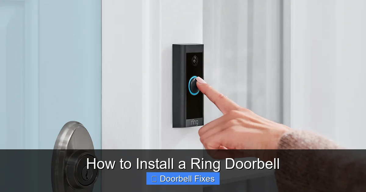 How to Install a Ring Doorbell