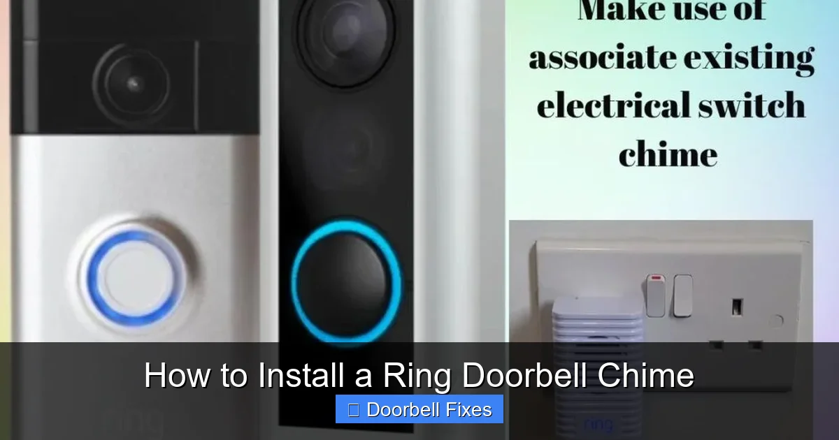 How to Install a Ring Doorbell Chime
