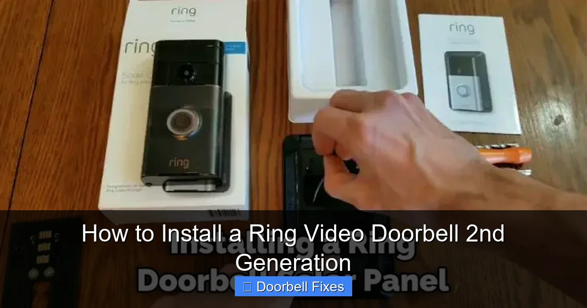 How to Install a Ring Video Doorbell 2nd Generation