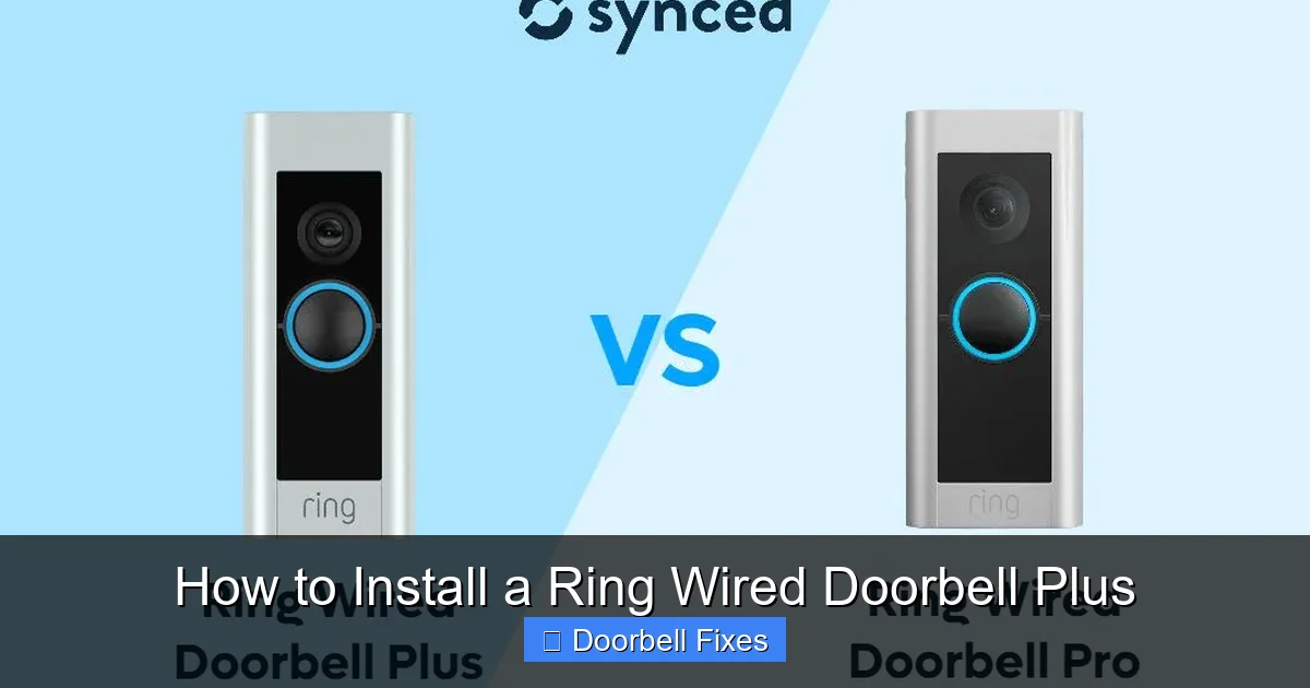 How to Install a Ring Wired Doorbell Plus